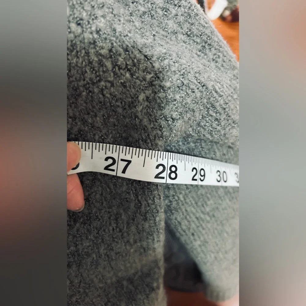 Zara Gray Cowl Neck Sweater - Picture 6 of 9
